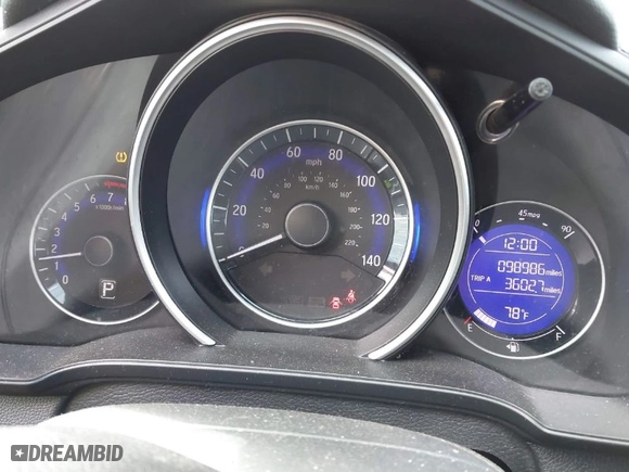 2018 Honda Fit LX with VIN 3HGGK5H45JM720889, listed as a IAAI auction lot 41710825 with 98,986 mi miles. Bid and sale history available at carsss.com. Image 7.