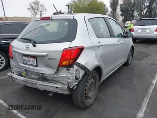 2016 Toyota Yaris L with VIN VNKKTUD39GA062097, listed as a IAAI auction lot 42030121 with 135,500 mi miles. Bid and sale history available at carsss.com. Image 4.