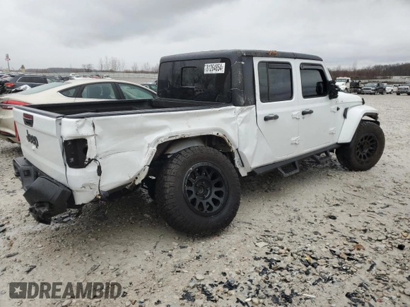 2022 Jeep Gladiator Sport S with VIN 1C6HJTAG5NL168498, listed as a Copart auction lot 81264854 with 26,642 mi miles and Salvage title. Bid and sale history available at DreamBid. Image 3.