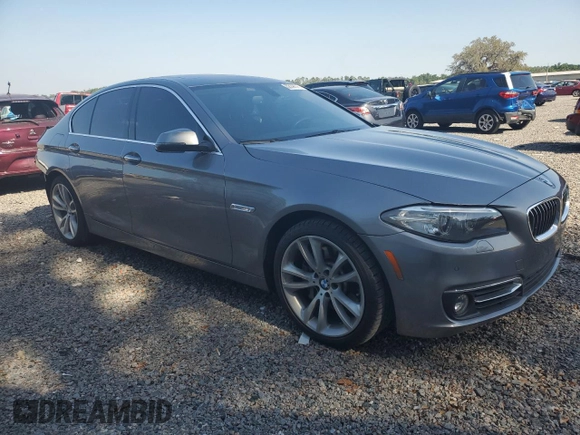 2016 BMW 5 Series 535i with VIN WBA5B1C51GG552828, listed as a Copart auction lot 52006305 with 41,331 mi miles and Salvage Title. Bid and sale history available at DreamBid. Image 4.