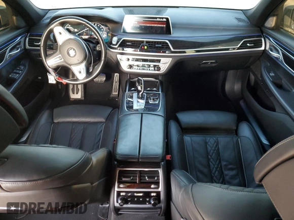 2022 BMW 7 Series 750i xDrive with VIN WBA7U2C00NCH74670, listed as a Copart auction lot 65751553 with 20,817 mi miles. Bid and sale history available at carsss.com. Image 8.