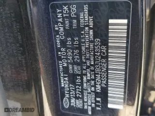 2018 Genesis G80 3.3T Sport with VIN KMHGN4JB3JU243539, listed as a Copart auction lot 43653695 with 81,008 mi miles and Salvage Title. Bid and sale history available at carsss.com. Image 14.