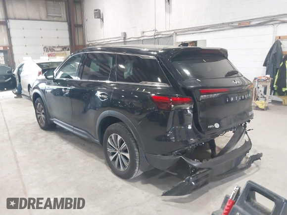 2024 Infiniti QX60 Pure with VIN 5N1DL1ES9RC335970, listed as a IAAI auction lot 42210949 with 17,345 mi miles and . Bid and sale history available at DreamBid. Image 3.