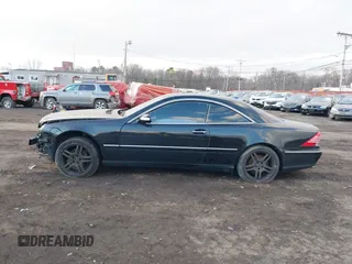 2005 Mercedes-Benz CL-Class 5.0L with VIN WDBPJ75J65A046793, listed as a IAAI auction lot 41187953 with 128,627 mi miles. Bid and sale history available at carsss.com. Image 14.