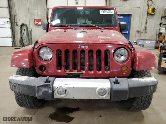 2013 Jeep Wrangler Unlimited Sahara with VIN 1C4HJWEG7DL575838, listed as a Copart auction lot 49448095 with 156,355 mi miles and Salvage Title. Bid and sale history available at carsss.com. Image 5.