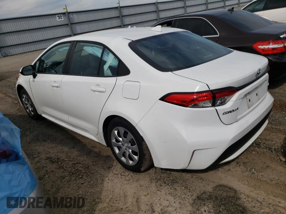 2020 Toyota Corolla LE with VIN 5YFEPRAE3LP022360, listed as a Copart auction lot 52259075 with 73,433 mi miles and Salvage Title. Bid and sale history available at carsss.com. Image 2.