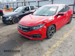 2020 Honda Civic Sedan Sport with VIN 2HGFC2F8XLH562743, listed as a IAAI auction lot 41676749 with 137,890 mi miles. Bid and sale history available at carsss.com. Image 6.
