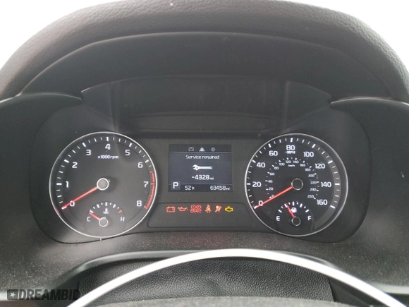 2020 Kia Forte LXS with VIN 3KPF24AD6LE245670, listed as a Copart auction lot 52608315 with 63,458 mi miles and Salvage Title. Bid and sale history available at carsss.com. Image 9.