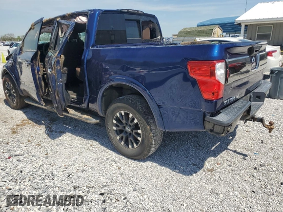 2017 Nissan Titan Platinum Reserve with VIN 1N6AA1E50HN532145, listed as a Copart auction lot 52622005 with 118,392 mi miles and Non repairable. Bid and sale history available at DreamBid. Image 2.