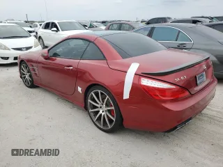 2014 Mercedes-Benz SL 63 AMG with VIN WDDJK7EAXEF029105, listed as a Copart auction lot 75639724 with Not provided miles and Non repairable. Bid and sale history available at DreamBid. Image 2.