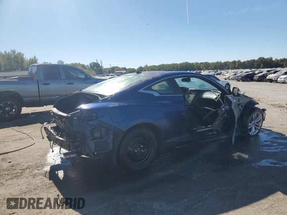 2020 Infiniti Q60 Red Sport 400 with VIN JN1FV7EL3LM460020, listed as a Copart auction lot 76548124 with Not provided miles and Salvage title. Bid and sale history available at DreamBid. Image 4.