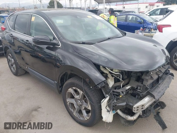2019 Honda CR-V EX with VIN 5J6RW1H50KA009753, listed as a IAAI auction lot 41920084 with 59,129 mi miles. Bid and sale history available at carsss.com. Image 1.