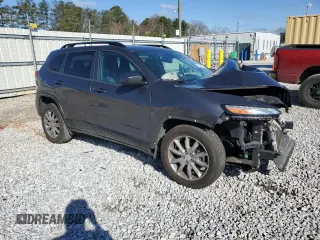 2018 Jeep Cherokee Latitude with VIN 1C4PJLCB2JD604797, listed as a Copart auction lot 47785685 with Not Provided miles and Salvage Title. Bid and sale history available at carsss.com. Image 4.