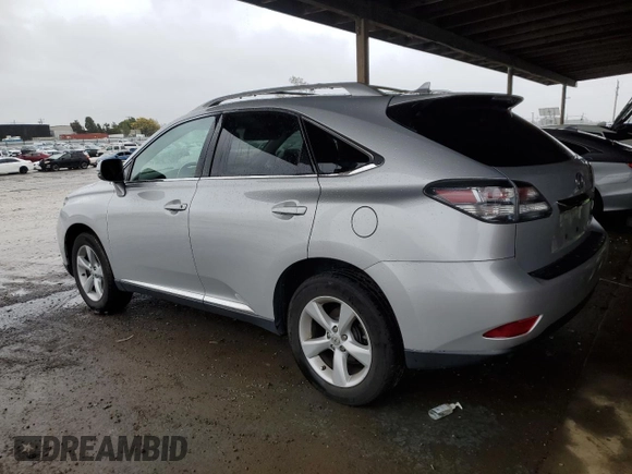 2012 Lexus RX 350 with VIN 2T2BK1BA5CC142073, listed as a Copart auction lot 51083535 with 90,583 mi miles and Non repairable. Bid and sale history available at DreamBid. Image 2.