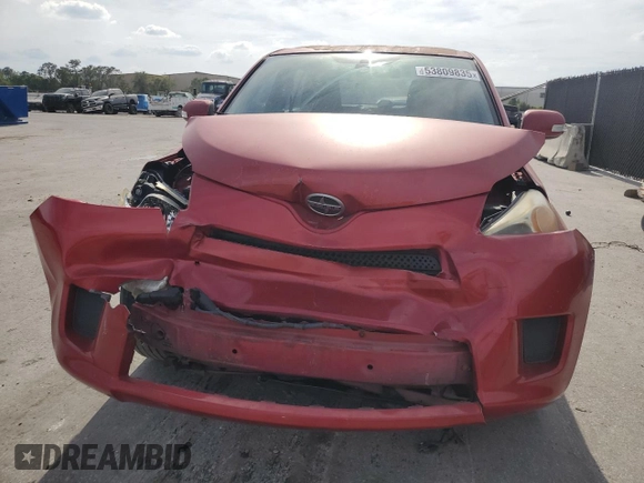 2008 Scion xD with VIN JTKKU10488J015480, listed as a Copart auction lot 53809835 with 182,676 mi miles and Salvage Title. Bid and sale history available at DreamBid. Image 5.