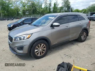2016 Kia Sorento LX with VIN 5XYPGDA57GG090845, listed as a Copart auction lot 54791885 with 204,094 mi miles and Clean Title. Bid and sale history available at DreamBid. Image 1.