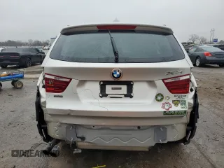 2013 BMW X3 xDrive28i with VIN 5UXWX9C54D0D02867, listed as a Copart auction lot 44048615 with 178,971 mi miles and Salvage Title. Bid and sale history available at carsss.com. Image 6.