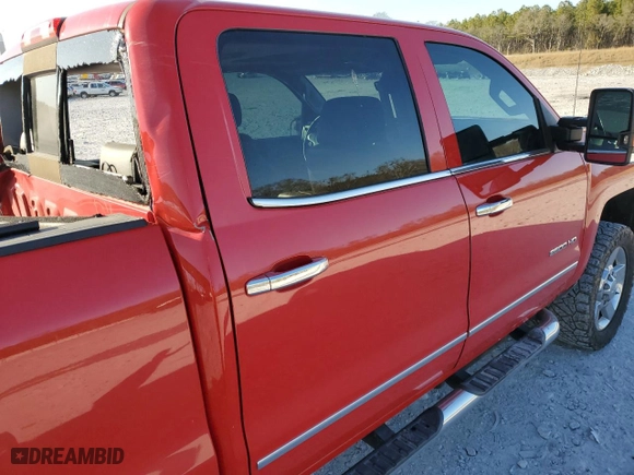 2015 Chevrolet Silverado 2500HD LTZ with VIN 1GC1KWE82FF644945, listed as a Copart auction lot 46956905 with 126,902 mi miles and Salvage Title. Bid and sale history available at carsss.com. Image 10.