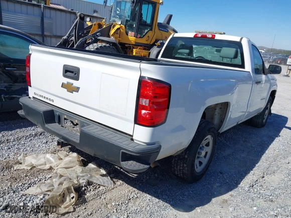 2018 Chevrolet Silverado 1500 Work Truck with VIN 1GCNCNEC2JZ121199, listed as a IAAI auction lot 41528344 with 82,214 mi miles. Bid and sale history available at carsss.com. Image 4.