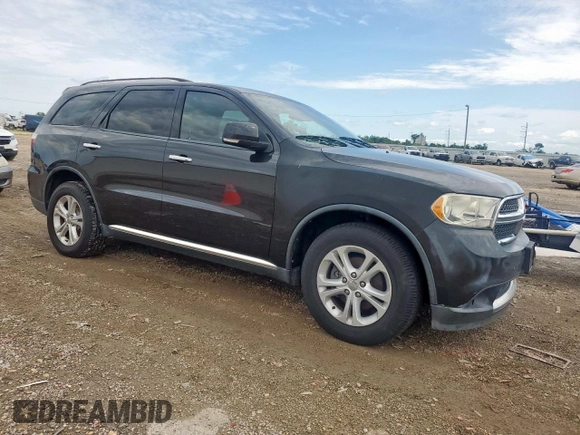 2013 Dodge Durango Crew with VIN 1C4RDHDG3DC597893, listed as a Copart auction lot 60269925 with 235,265 mi miles and Clean title. Bid and sale history available at DreamBid. Image 4.