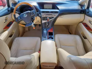 2010 Lexus RX 350 with VIN 2T2ZK1BA0AC003898, listed as a Copart auction lot 63350005 with 117,926 mi miles and Salvage title. Bid and sale history available at DreamBid. Image 8.