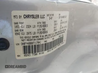 2008 Chrysler PT Cruiser z VIN 3A8FY48B68T117041, wystawiony jako IAAI lot #42560062 z przebiegiem 66 701 mil mil oraz . Historia ofert i sprzedaży dostępna na DreamBid. Obrazek 9.