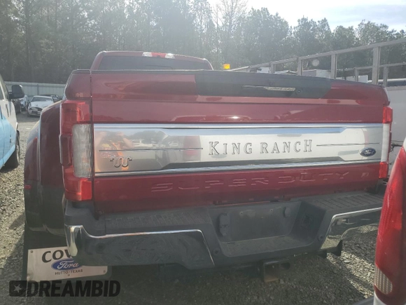 2017 Ford F-350 Lariat with VIN 1FT8W3DT9HEE94266, listed as a Copart auction lot 50148155 with 71,170 mi miles and Salvage title. Bid and sale history available at DreamBid. Image 6.