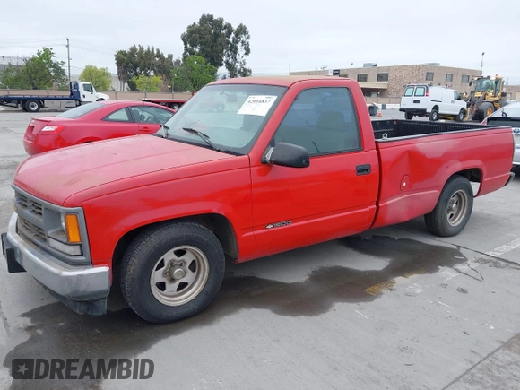 1996 Chevrolet Silverado 1500 with VIN 1GCEC14W7TZ224738, listed as a IAAI auction lot 42064837 with 221,122 mi miles and . Bid and sale history available at DreamBid. Image 2.