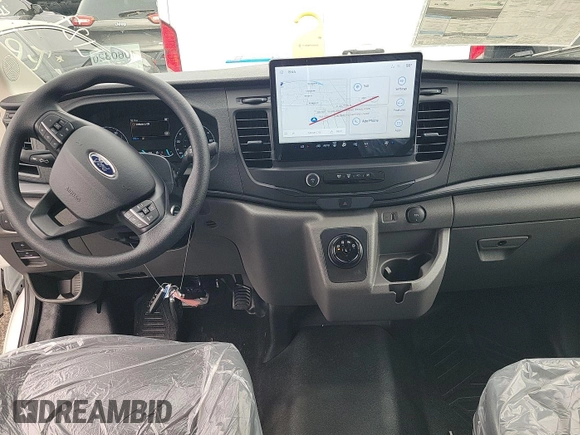 2025 Ford Transit with VIN 1FTBW1YMXSKA12944, listed as a IAAI auction lot 42844329 with 51 mi miles and . Bid and sale history available at DreamBid. Image 10.