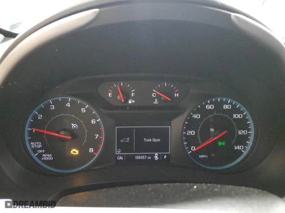 2016 Chevrolet Malibu LS with VIN 1G1ZB5ST4GF345649, listed as a Copart auction lot 52030475 with 106,457 mi miles and Salvage Title. Bid and sale history available at carsss.com. Image 9.