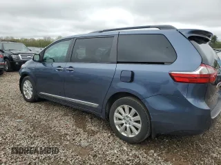 2017 Toyota Sienna XLE with VIN 5TDDZ3DC1HS175704, listed as a Copart auction lot 55289975 with 111,095 mi miles and Salvage Title. Bid and sale history available at DreamBid. Image 2.