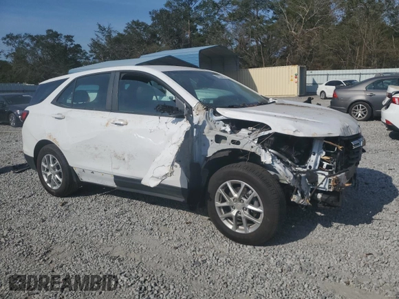 2023 Chevrolet Equinox LS with VIN 3GNAX5EG3PL259279, listed as a Copart auction lot 78233414 with 57,372 mi miles and Salvage title. Bid and sale history available at DreamBid. Image 4.