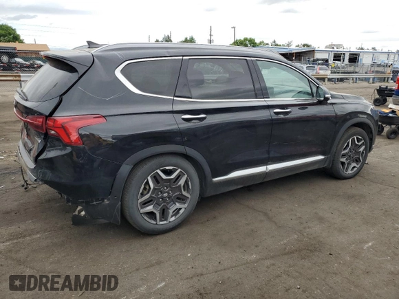 2023 Hyundai Santa Fe Hybrid Limited with VIN 5NMS5DA1XPH002065, listed as a Copart auction lot 59898194 with 37,169 mi miles and Salvage Title. Bid and sale history available at carsss.com. Image 3.