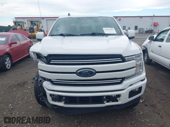 2020 Ford F-150 XL with VIN 1FTFW1E4XLFA55356, listed as a IAAI auction lot 42225427 with 56,865 mi miles and . Bid and sale history available at DreamBid. Image 12.
