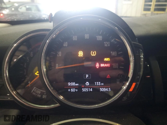 2019 MINI Hardtop Cooper with VIN WMWXP5C54K2H32069, listed as a Copart auction lot 58061535 with 50,514 mi miles and Salvage title. Bid and sale history available at DreamBid. Image 9.