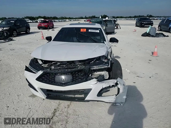 2021 Acura TLX w/A-Spec Package with VIN 19UUB5F50MA008550, listed as a Copart auction lot 50493025 with 45,073 mi miles and Non Repairable. Bid and sale history available at carsss.com. Image 11.