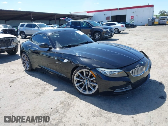 2011 BMW Z4 sDrive35i with VIN WBALM7C58BE383710, listed as a IAAI auction lot 41953452 with 102,510 mi miles. Bid and sale history available at carsss.com. Image 1.
