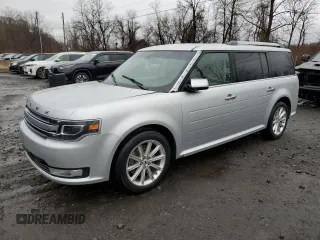 2017 Ford Flex Limited with VIN 2FMHK6D86HBA14099, listed as a Copart auction lot 49383695 with 79,816 mi miles and Salvage Title. Bid and sale history available at carsss.com. Image 1.