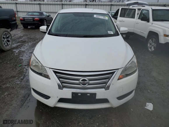 2015 Nissan Sentra SV with VIN 3N1AB7AP7FY262991, listed as a Copart auction lot 45317155 with 159,883 mi miles and Clean Title. Bid and sale history available at carsss.com. Image 5.