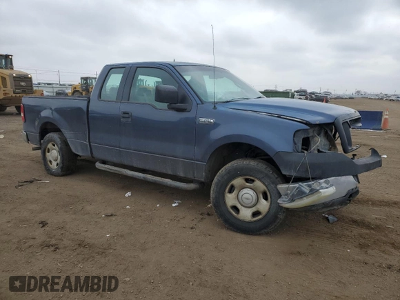 2006 Ford F-150 STX with VIN 1FTRX14W76NB40887, listed as a Copart auction lot 45031305 with 0 mi miles and Salvage Title. Bid and sale history available at carsss.com. Image 4.