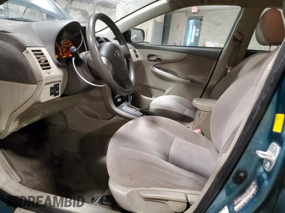 2010 Toyota Corolla with VIN JTDBU4EE7A9121808, listed as a Copart auction lot 57801605 with 114,778 mi miles and Salvage title. Bid and sale history available at DreamBid. Image 7.