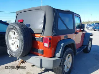 2009 Jeep Wrangler X with VIN 1J4FA24139L738452, listed as a IAAI auction lot 42150358 with 237,647 mi miles and . Bid and sale history available at carsss.com. Image 4.