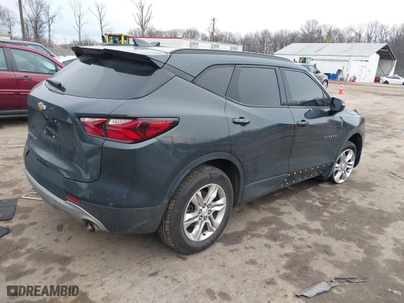 2019 Chevrolet Blazer with VIN 3GNKBHRS7KS586494, listed as a IAAI auction lot 41504223 with 1 mi miles. Bid and sale history available at carsss.com. Image 4.