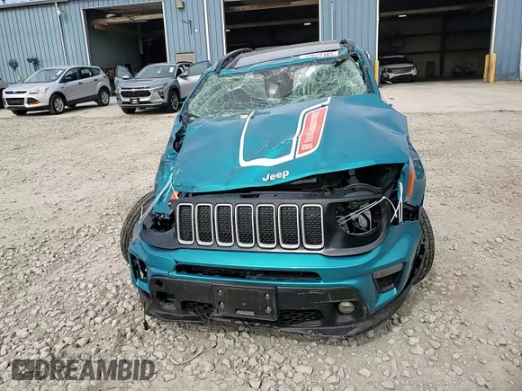 2021 Jeep Renegade Islander with VIN ZACNJDBB5MPM92000, listed as a Copart auction lot 55622165 with Not provided miles and Salvage title. Bid and sale history available at DreamBid. Image 15.