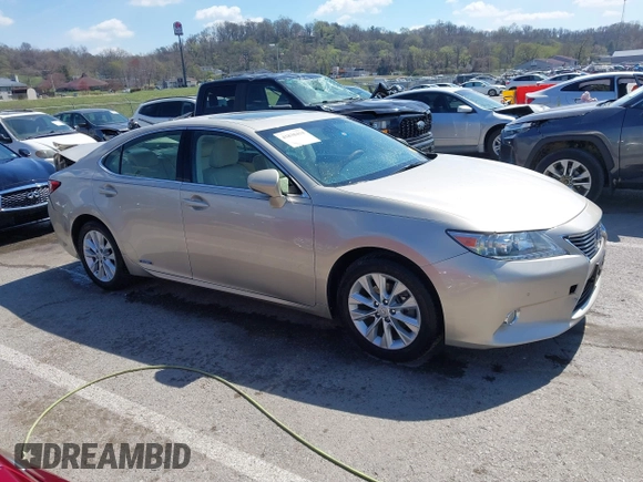 2013 Lexus ES 300h Hybrid with VIN JTHBW1GG6D2011464, listed as a IAAI auction lot 41838434 with 150,747 mi miles. Bid and sale history available at carsss.com. Image 13.