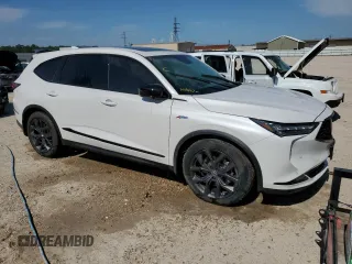 2024 Acura MDX w/A-Spec Package with VIN 5J8YE1H02RL021511, listed as a Copart auction lot 54641844 with 0 mi miles and Salvage Title. Bid and sale history available at carsss.com. Image 4.