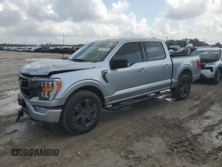 2023 Ford F-150 XL with VIN 1FTEW1C55PFA81733, listed as a Copart auction lot 52921955 with 17,138 mi miles and Salvage Title. Bid and sale history available at carsss.com. Image 1.