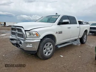 2016 Ram 2500 Laramie with VIN 3C6UR5FL2GG125021, listed as a Copart auction lot 58519995 with 123,055 mi miles and Salvage title. Bid and sale history available at DreamBid. Image 1.