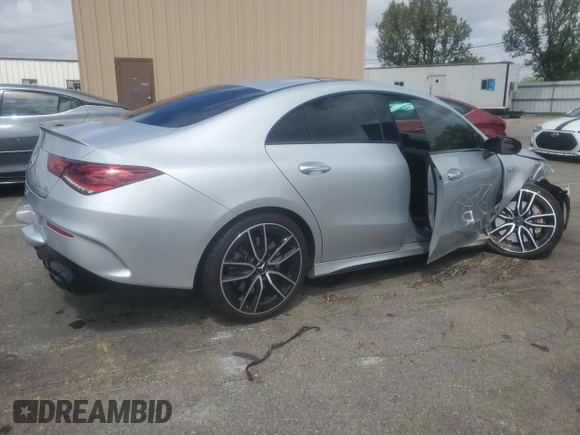 2021 Mercedes-Benz CLA 35 AMG with VIN W1K5J5BB2MN220673, listed as a Copart auction lot 52355014 with 30,685 mi miles and . Bid and sale history available at DreamBid. Image 3.