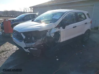 2018 Ford EcoSport S with VIN MAJ6P1SL8JC188579, listed as a IAAI auction lot 41500177 with 99,884 mi miles. Bid and sale history available at carsss.com. Image 2.
